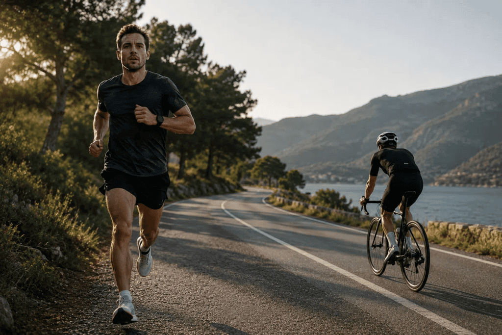 Hoeveel kilometer fietsen staat gelijk aan een marathon?